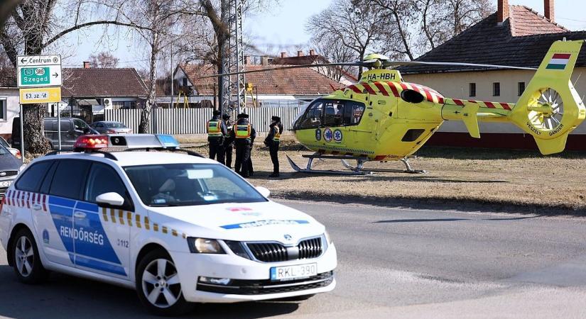 Mentőhelikopter érkezett a csecsemőhöz, akit újra kellett éleszteni