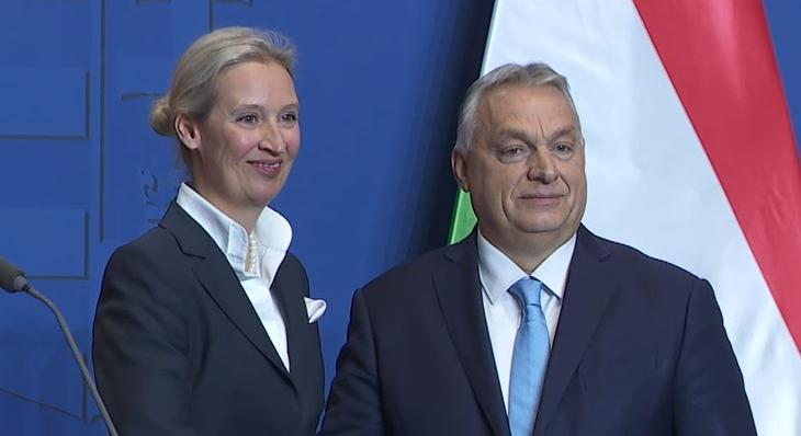 Orbán Viktor: Magyarországnak jó lenne, ha mindaz megvalósulna, amelyet az AfD ma szeretne megvalósítani  videó