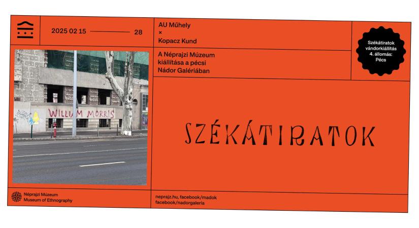 Székátiratok vándorkiállítás – AU Műhely X Kopacz Kund X William Morris és a kézművesség