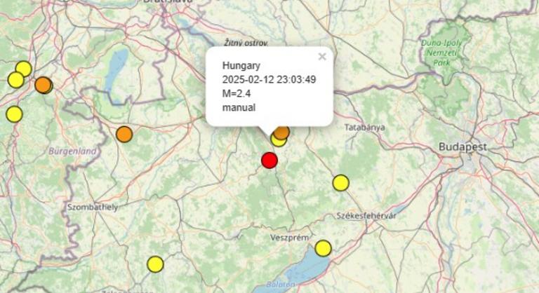 Földrengés rázta meg Pannonhalma térségét