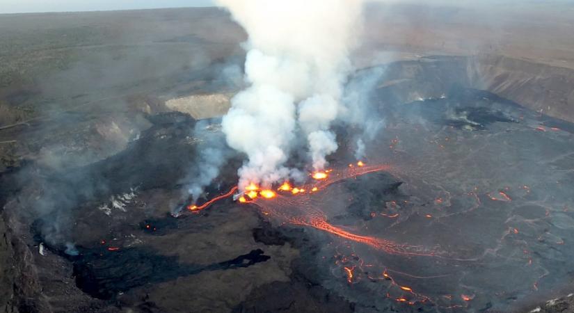 Vulkánkitörés kezdődött Hawaiin