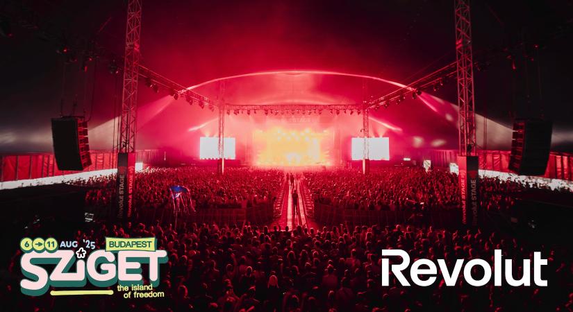 Akciós Sziget-jegyekkel ünnepel a Revolut