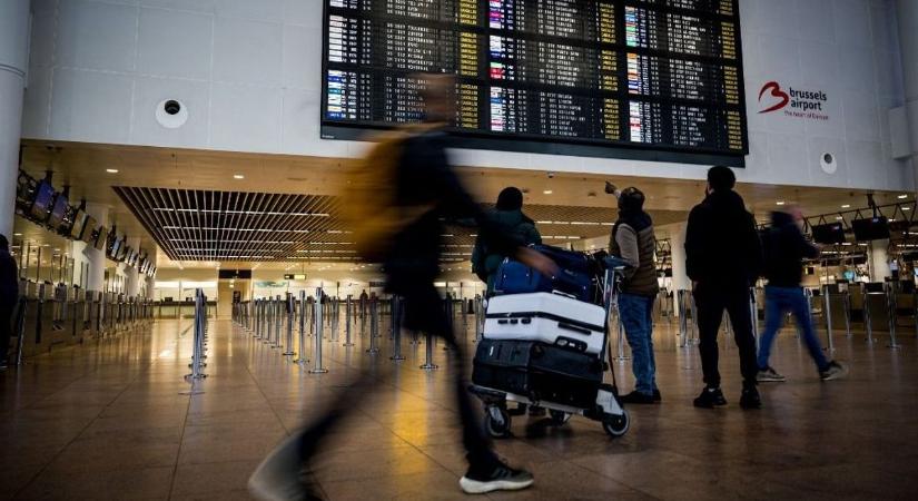 Sztrájk miatt megbénult a belga légiközlekedés