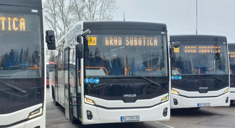 Március elsejétől már ezekkel a buszokkal utazhatnak a szabadkaiak