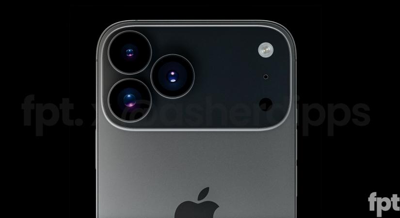 Így nézhet majd ki az iPhone 17 Pro kamerakialakítása