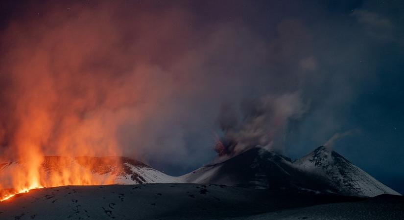 Újra, erősebben tört ki az Etna