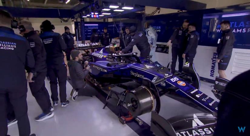 Bemutatta 2025-ös versenyautóját a Williams F1-es csapata!