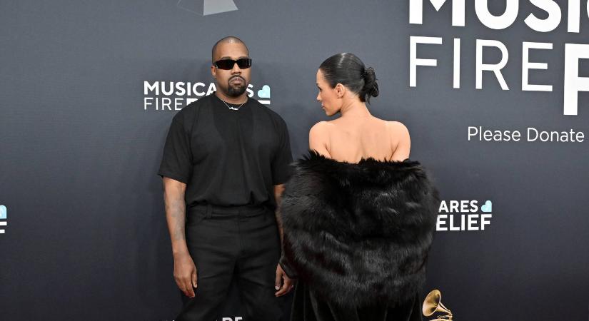 A botrányos Grammy-gála után válik Bianca Censori és Kanye West