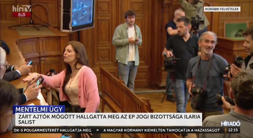 Zárt ajtók mögött hallgatta meg az EP jogi bizottsága Ilaria Salist  videó