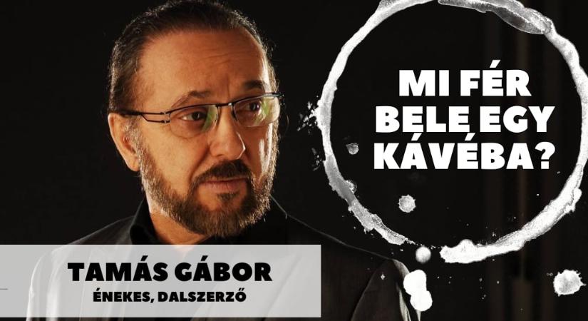 Mi fér bele egy kávéba? Tamás Gábor énekessel beszélgetünk szombaton 11 órától a Maszol YouTube-csatornáján