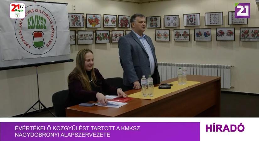 Évértékelő közgyűlést tartott a KMKSZ Nagydobronyi Alapszervezete (videó)