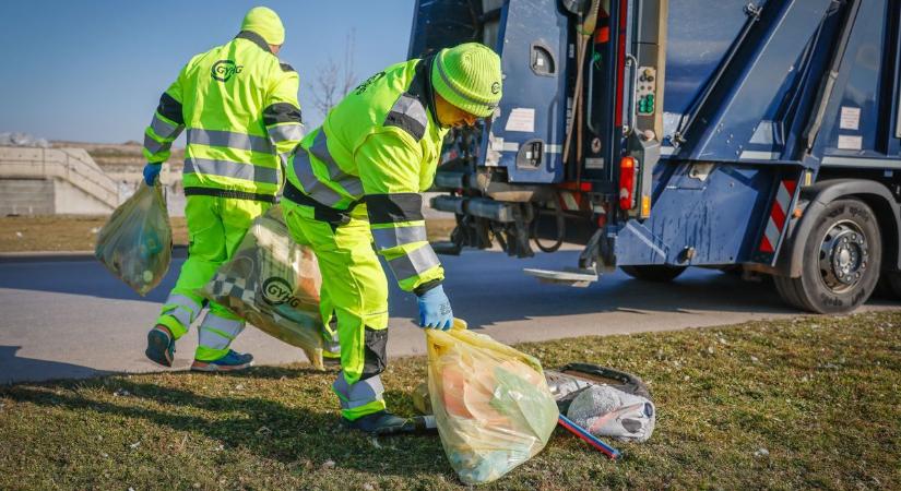 Háztól viszik el a szelektív szemetet Győrben