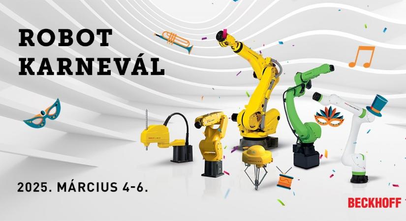 Találkozzon a BECKHOFF technológiáival a FANUC robot karneválon!