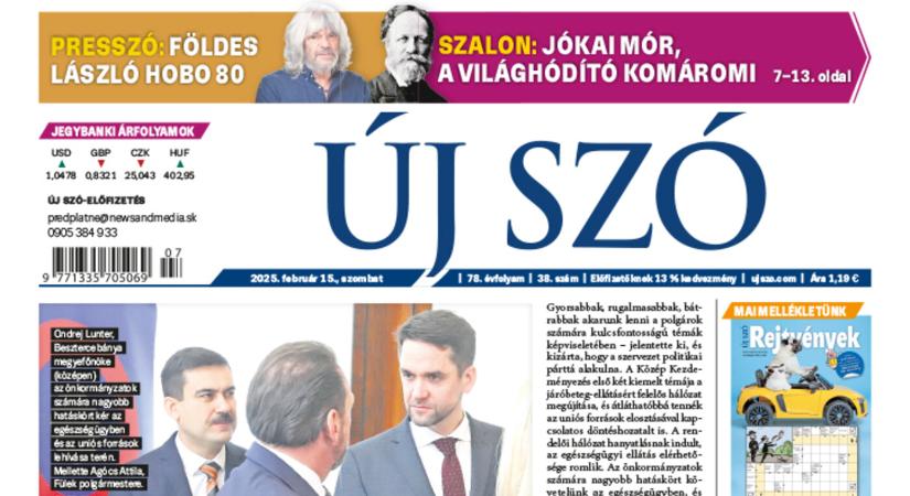 Miről ír a szombati Új Szó?