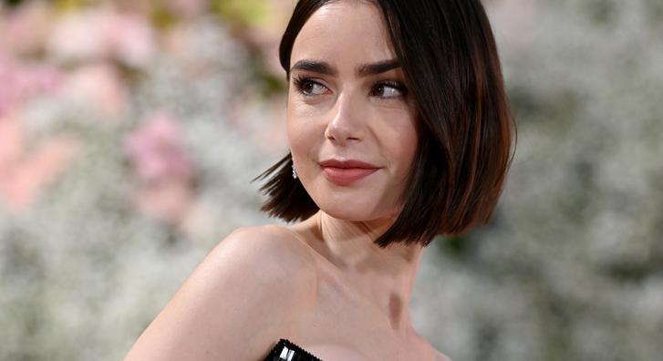 Lily Collins először mutatta meg a kisbabáját