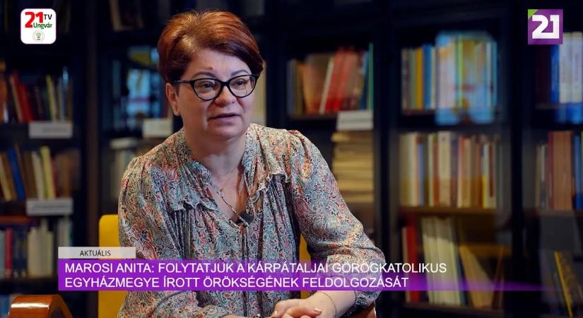 Aktuális (2025.02.15) - Marosi Anita: folytatjuk a Kárpátaljai Görögkatolikus Egyházmegye írott örökségének feldolgozását (videó)