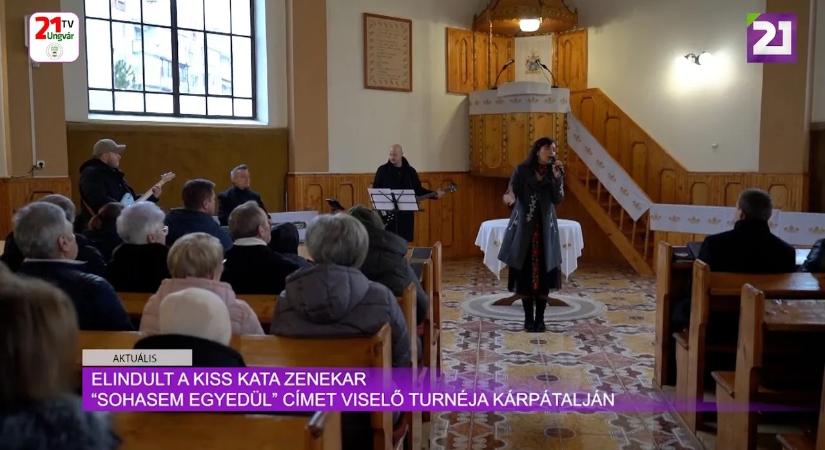 Aktuális (2025.02.15) - Elindult a Kiss Kata zenekar “Sohasem egyedül” címet viselő turnéja Kárpátalján (videó)