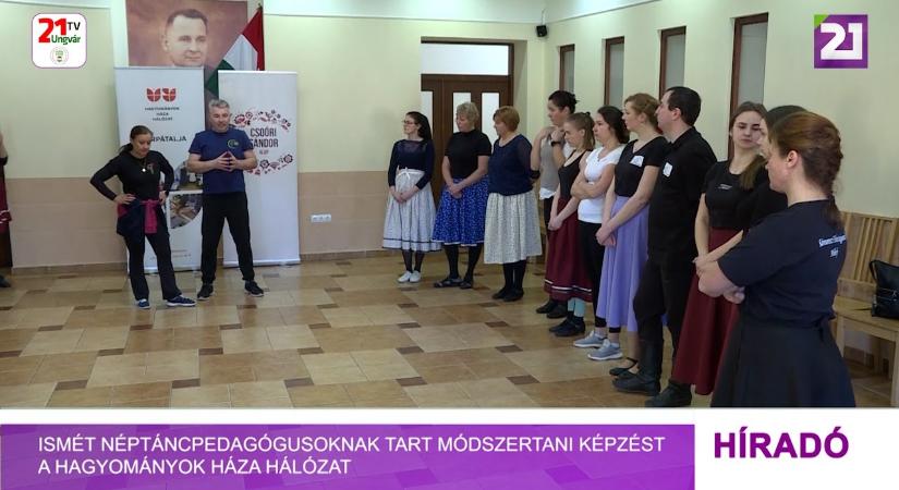 Ismét néptánc pedagógusoknak tart módszertani képzést a Hagyományok Háza Hálózat (videó)