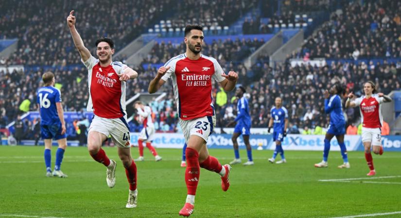 PL: a csereként beálló Merino duplájával gyűrte le a Leicester Cityt az Arsenal! – videóval