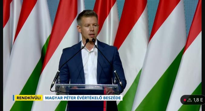 Magyar Péter: Orbán egy nálam sokkal erősebb kihívóval találta szemben magát