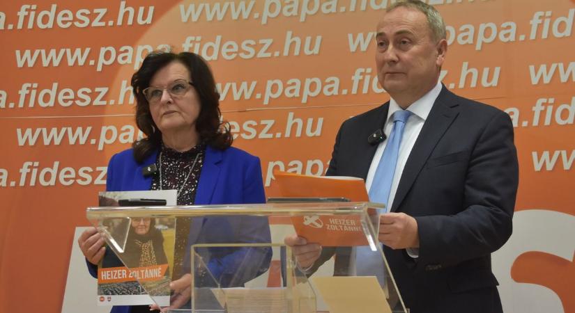 Heizer Zoltánné, a Fidesz képviselőjelöltje bemutatta programját