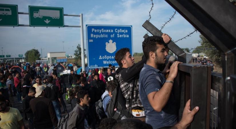 Erőszakos migránsoktól tartanak a szerb-magyar határnál