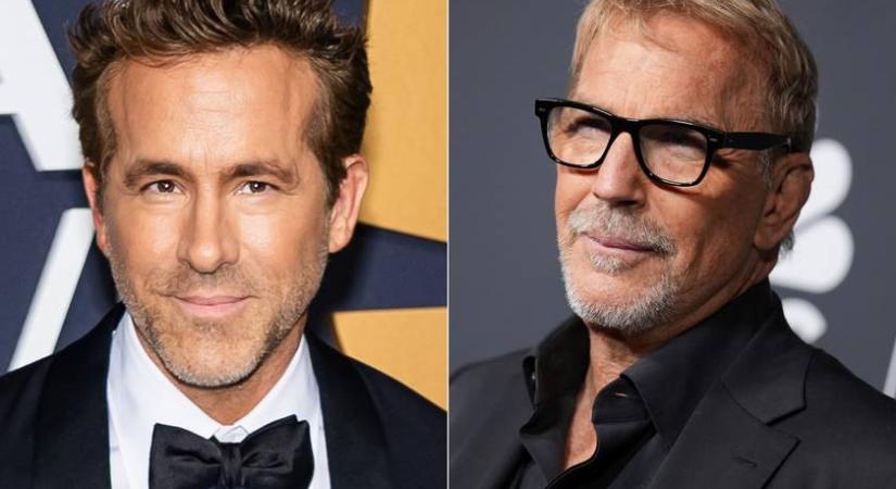 Kevin Costner megvető pillantást vetett a botrányba keveredett Ryan Reynoldsra: itt a lebuktató videó