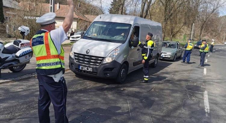 Egyhetes közlekedésbiztonsági ellenőrzés kezdődik