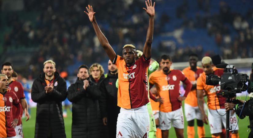 Süper Lig: Osimhen duplájával idegenben győzött a Galatasaray – videóval