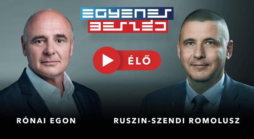 Ruszin-Szendi Romulusz válaszol a kritikákra – nézze itt élőben