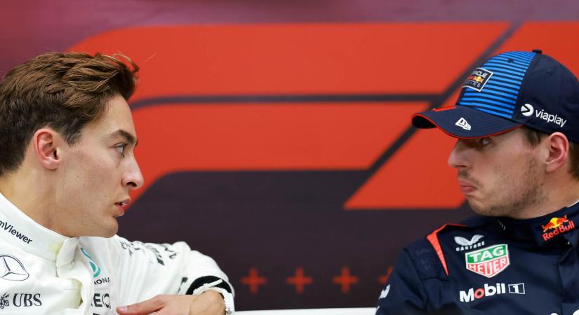 F1: Russell még mindig pipa Verstappenre