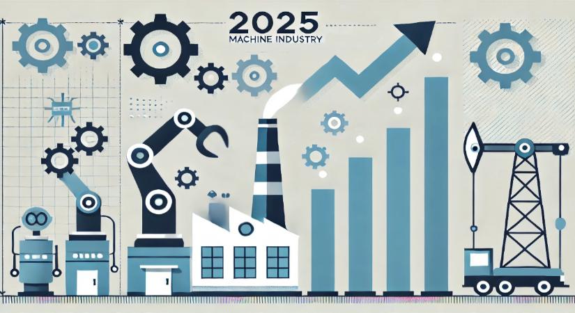 A globális gépgyártás 2024-ben 2,1%-kal csökkent; 2025 várhatóan sokkal jobb év lesz