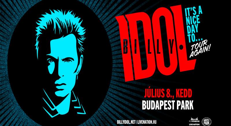 A punk rock legenda, Billy Idol a Budapest Parkba is elhozza legnagyobb slágereit