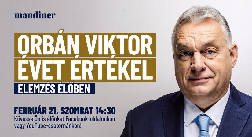 Orbán Viktor évértékelője élőben a Mandineren!