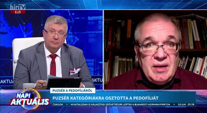 Napi aktuális - Bálint Botond: Puzsér Róbert relativizálja a pedofíliát  videó