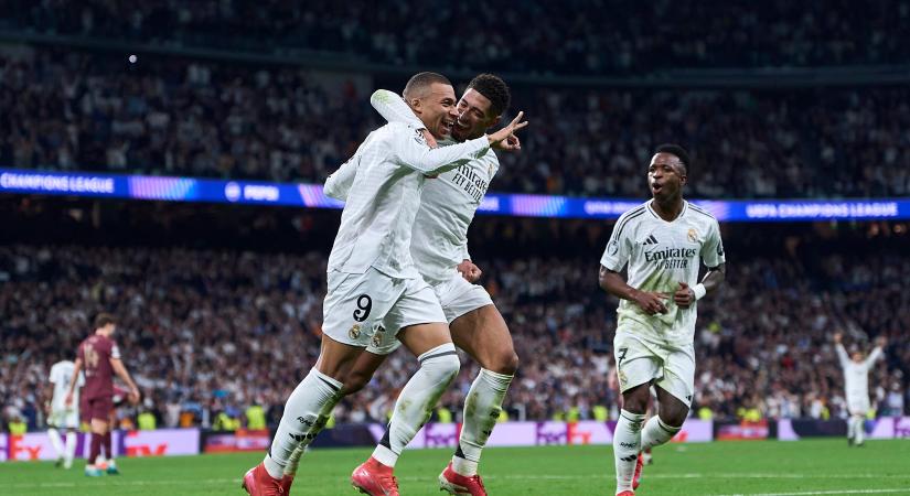 Mbappé mesterhármasával hengerelt a Real, gólzápor Párizsban