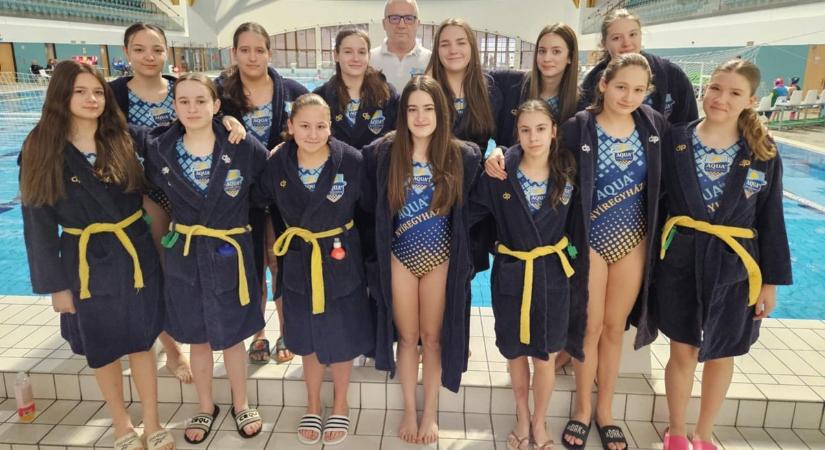 Győzelemmel zárta az alapszakaszt az AQUA SE lánycsapata