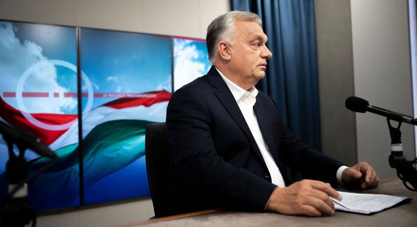 Orbán Viktor a rádióban tesz bejelentéseket, mutatjuk