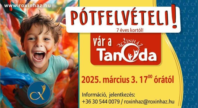 Pótfelvételit hirdet a Roxínház tanodája