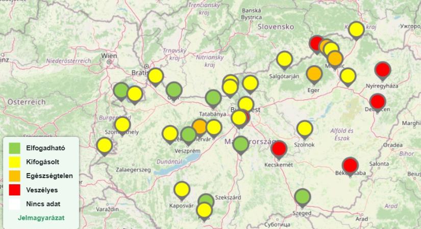 Veszélyes a levegő Debrecenben