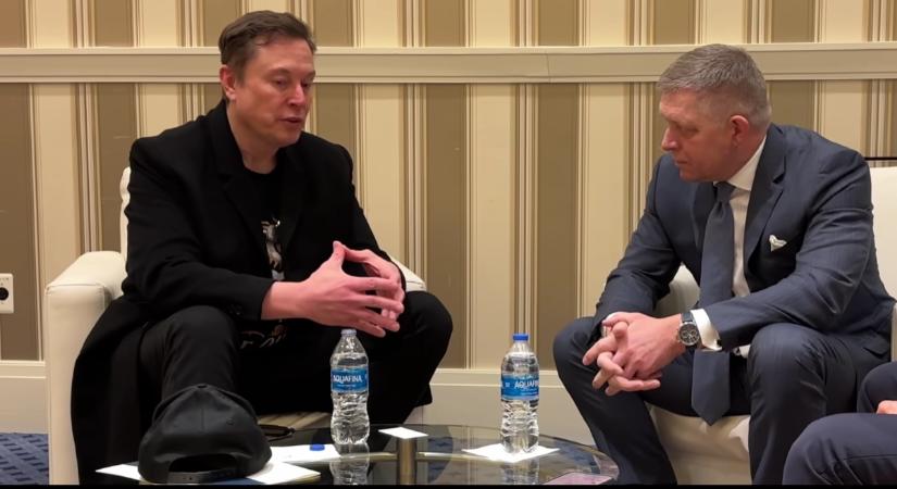 Elon Musk és Robert Fico találkoztak Washingtonban