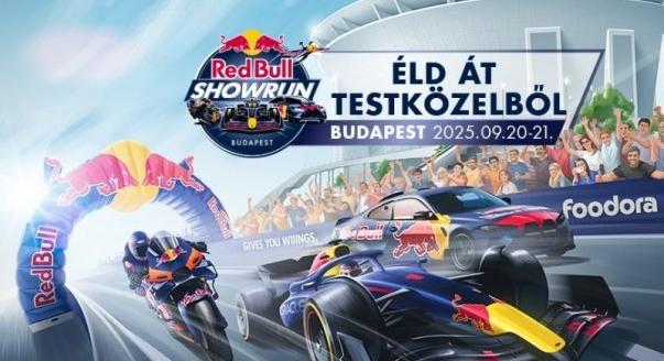 Visszatér az F1 Budapest utcáira: érkezik a Red Bull Showrun!