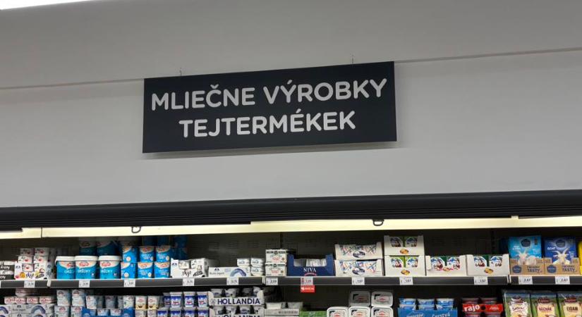 Példaértékű kétnyelvűség egy szlovák üzletláncban