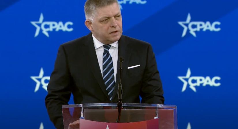 Trumpot méltatta és Oroszországot mentegette beszédében Fico a washingtoni CPAC-en