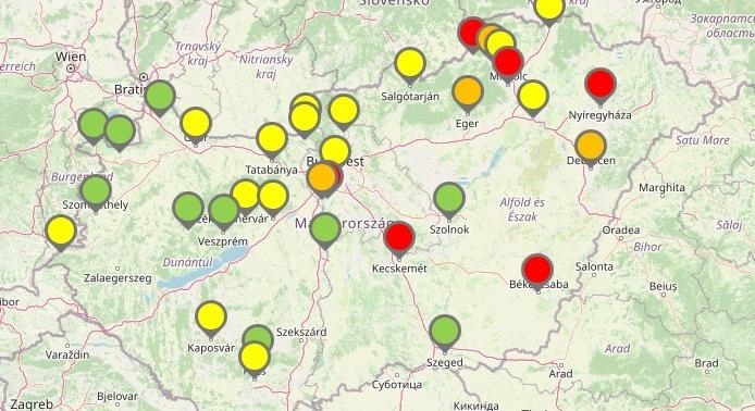 Egészségtelen a levegő Debrecenben, súlyos a helyzet keleten