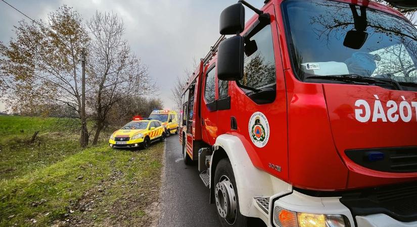 Szabadnapos tűzoltók mentettek életet a szomszédos vármegyében