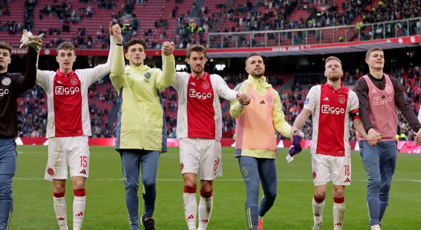 Eredivisie: zsinórban a nyolcadik meccsét nyerte meg az éllovas Ajax – KÖRKÉP