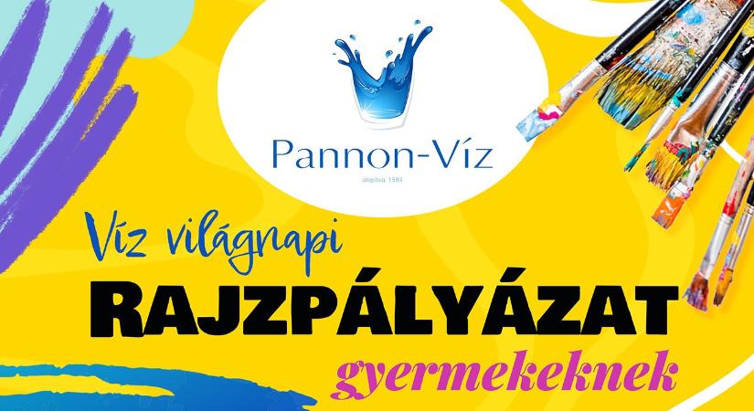 A Pannon-Víz Zrt. víz világnapi rajzversenyt hirdet