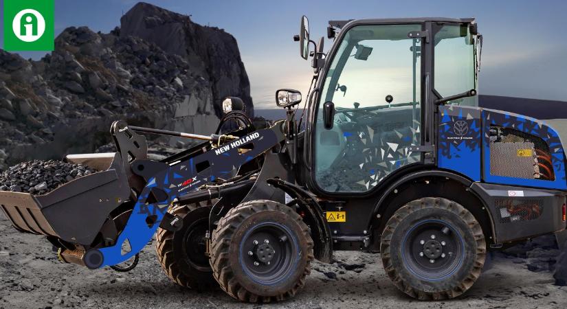 Óriási elismerést kapott a New Holland elektromos rakodója!