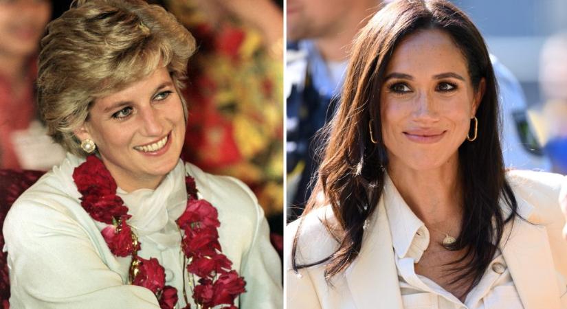 Meghan Markle megidézte Diana hercegné ikonikus pulcsis szettjét